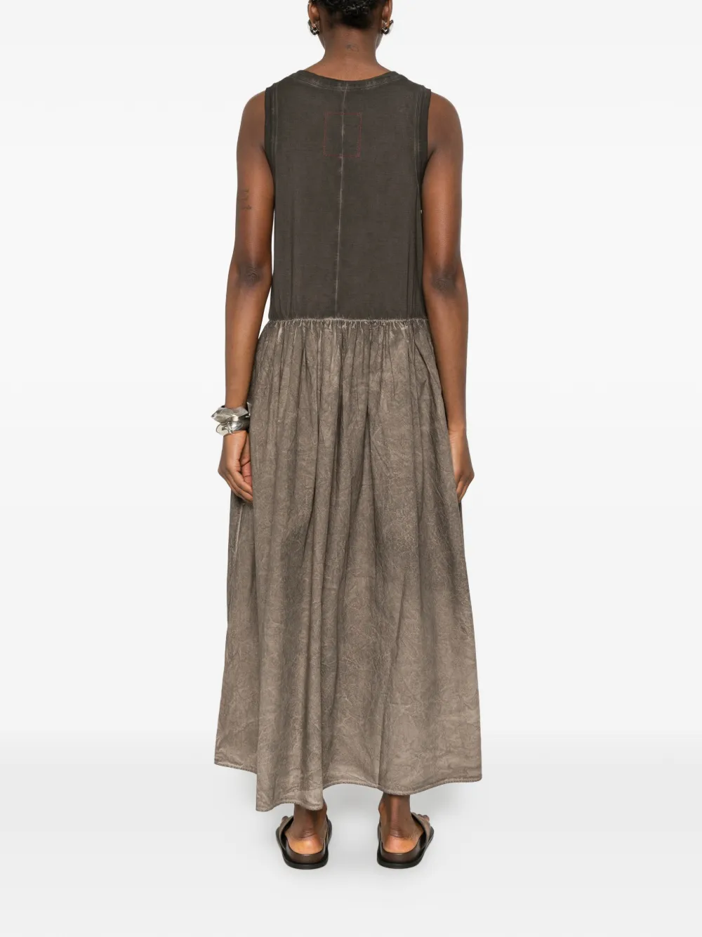 Grey dress,full body view