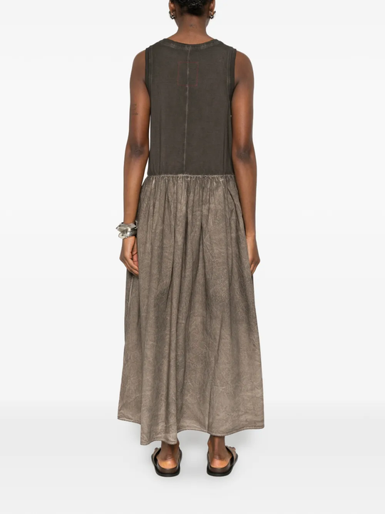 Grey dress,full body view