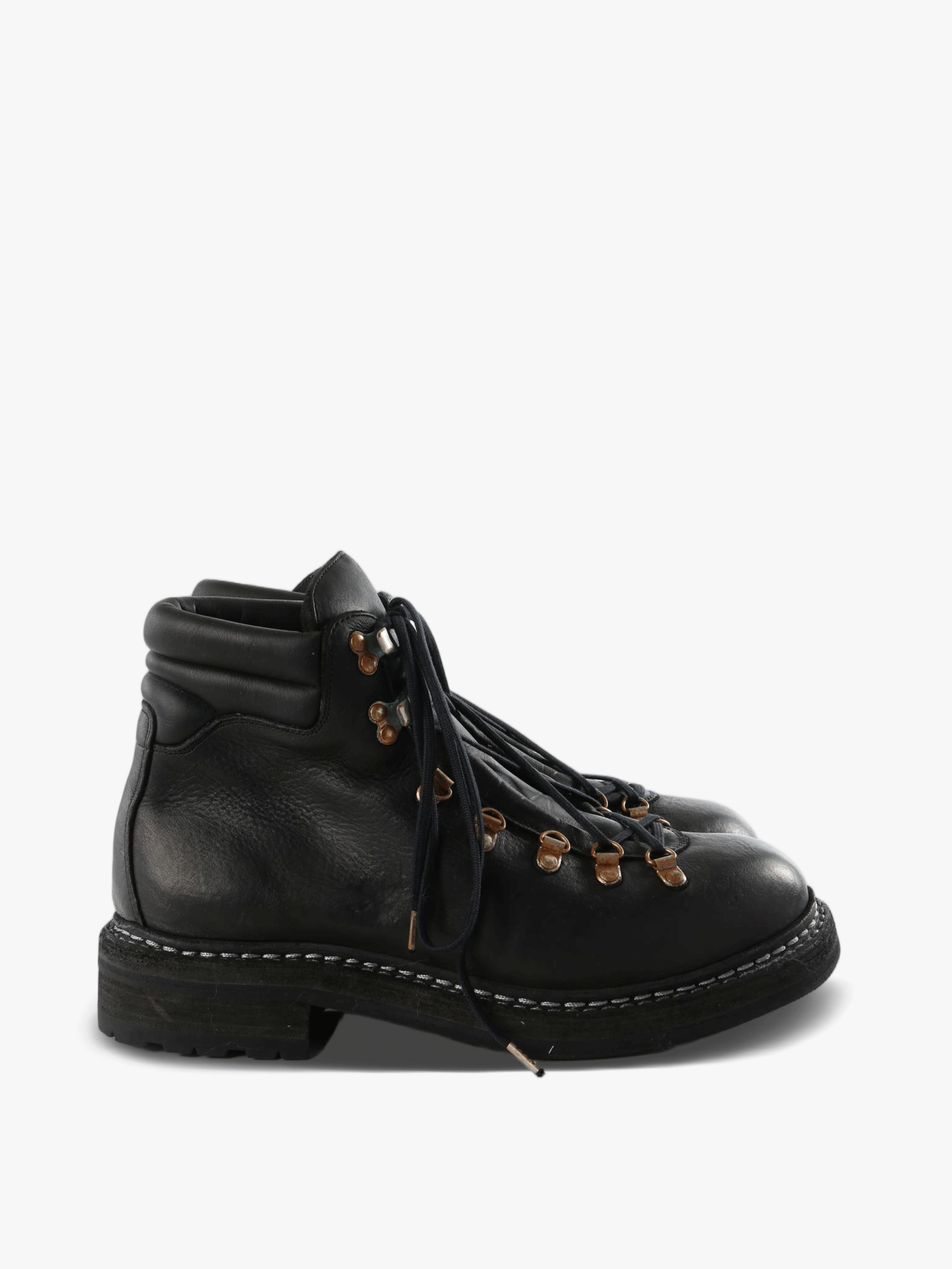 Black boots, side view