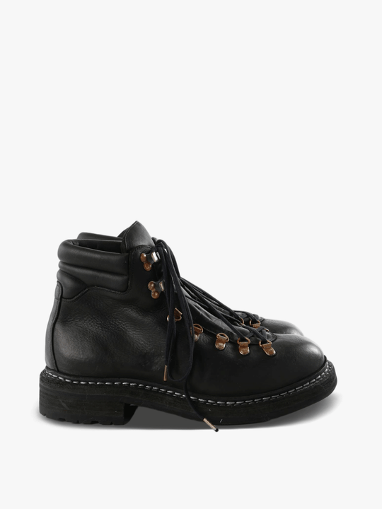Black boots, side view