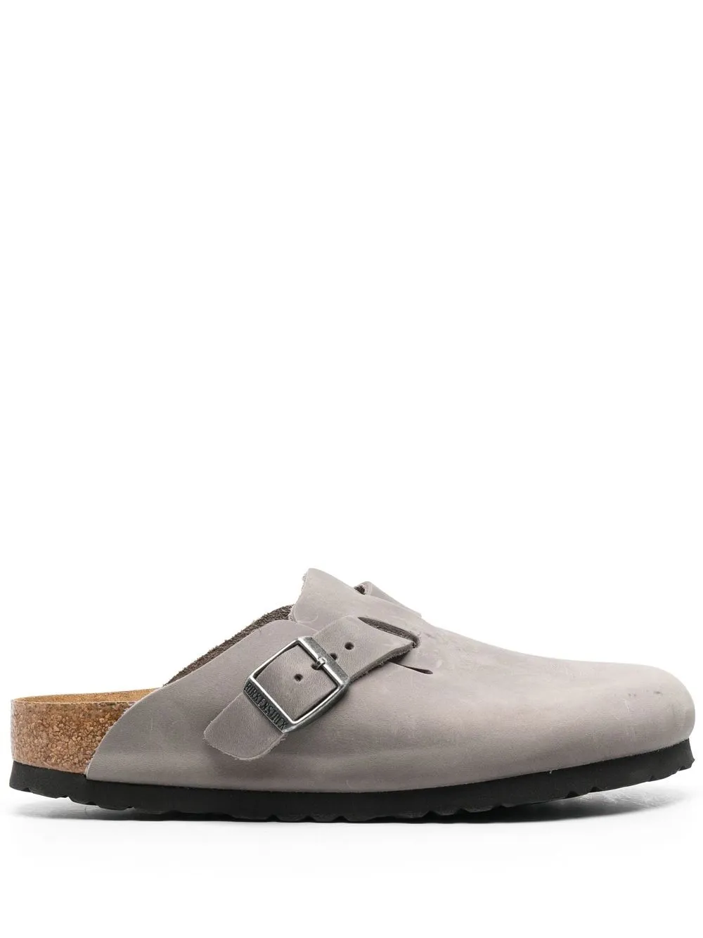 Grey sandals,side view