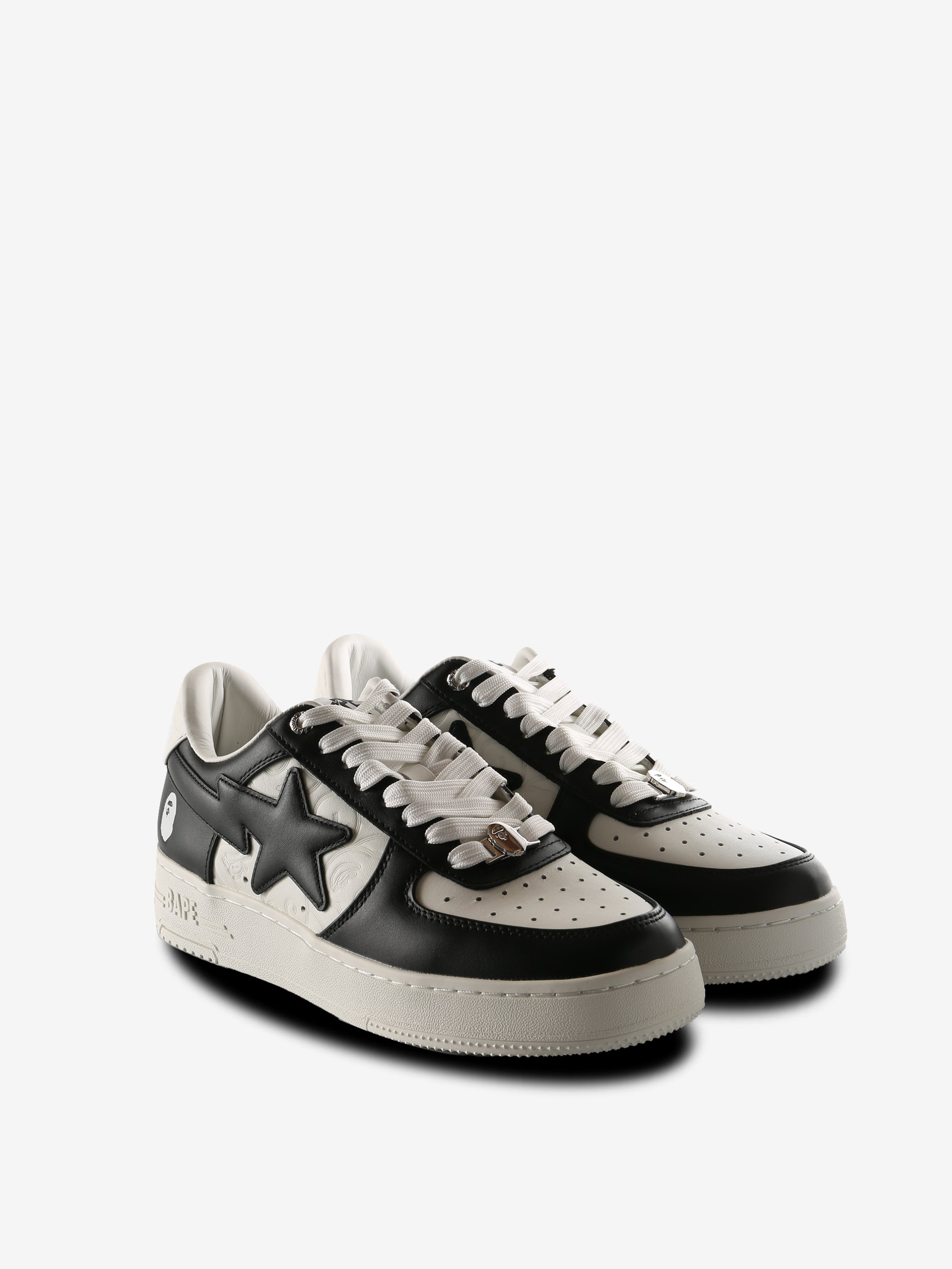 Black sneakers, side view