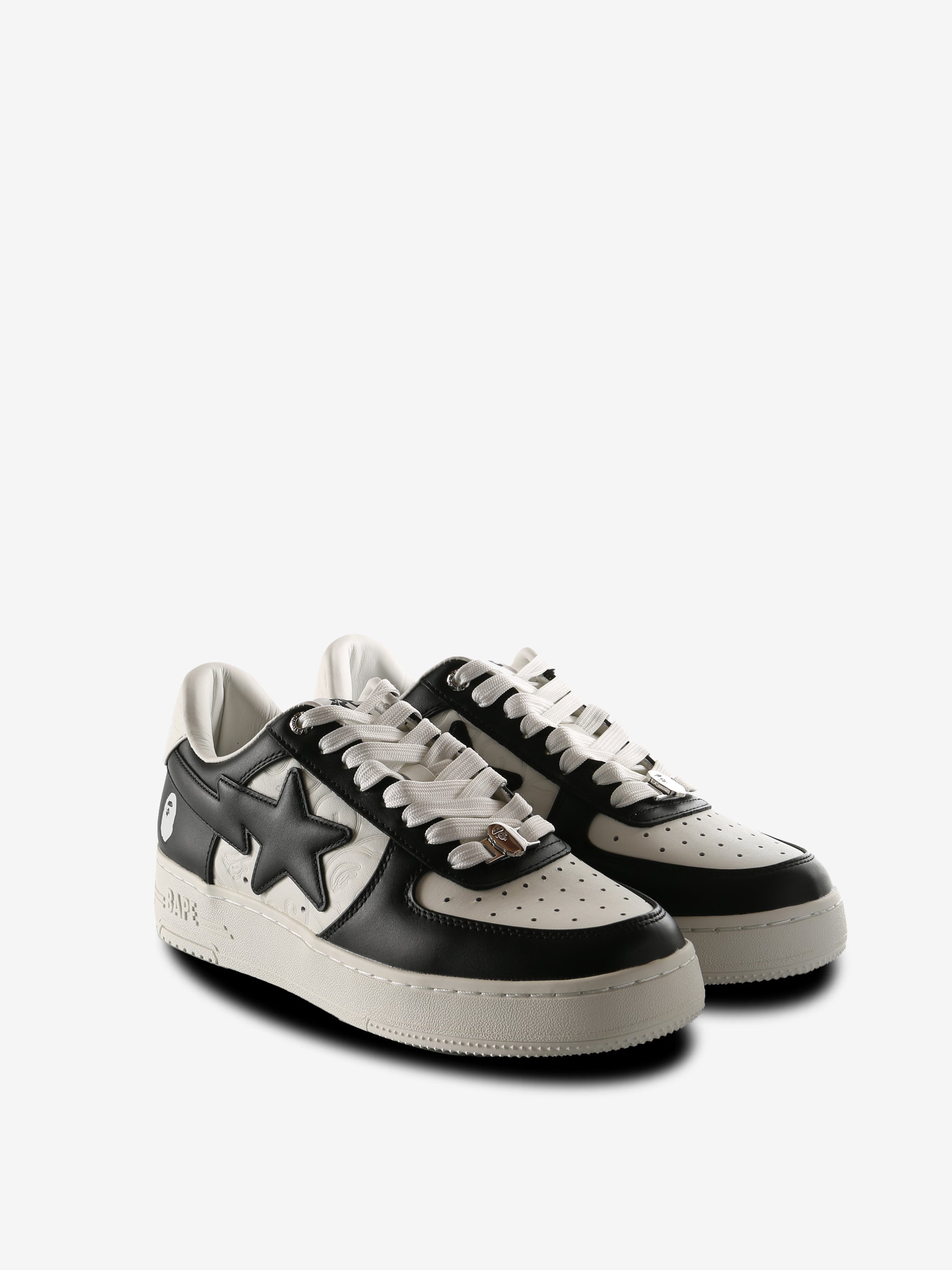 Black sneakers, side view