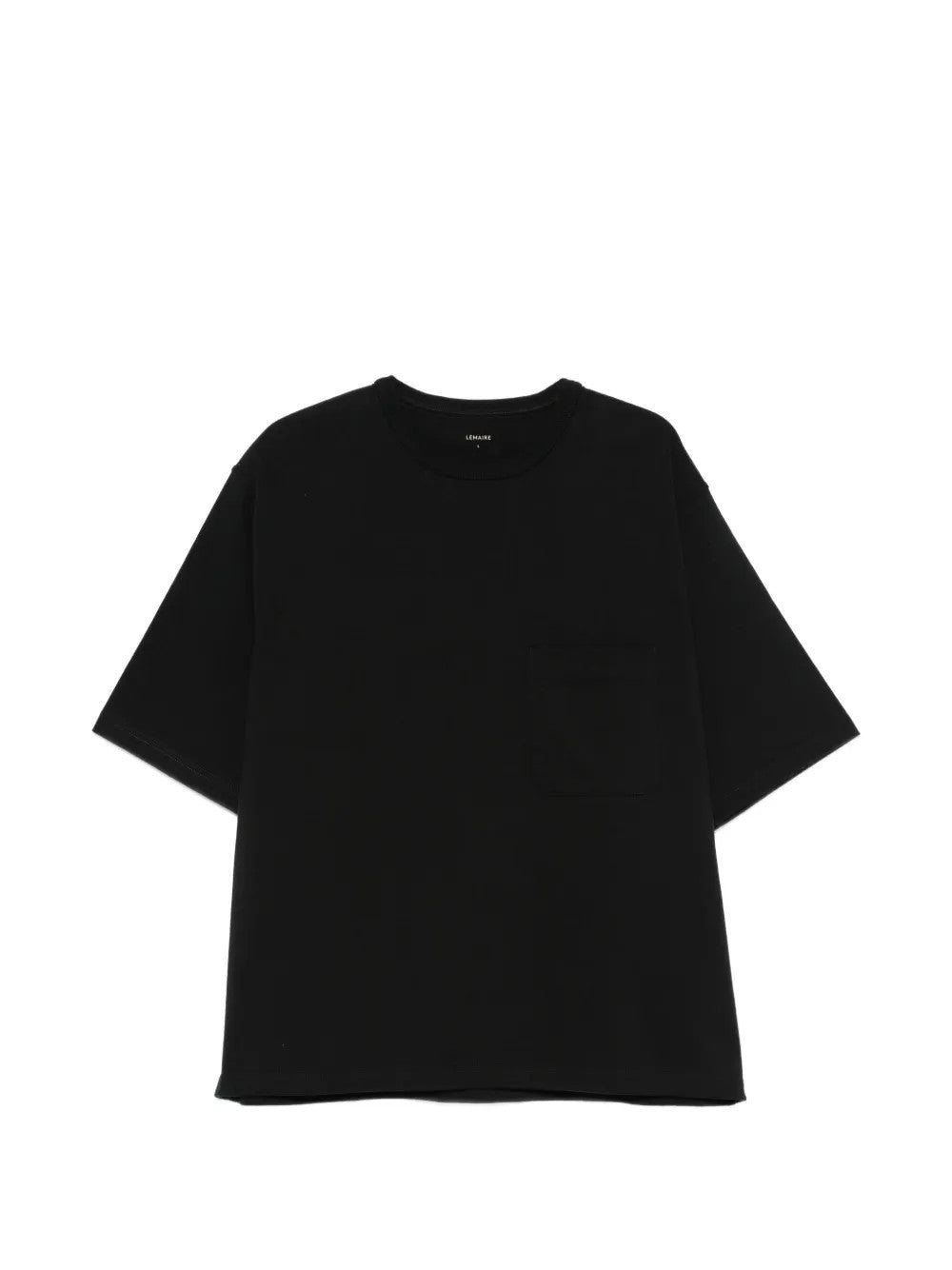 Black t-shirt, front view
