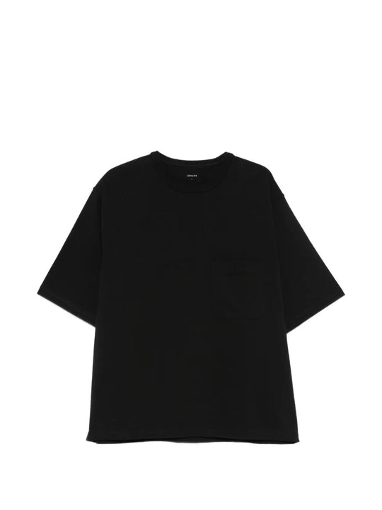 Black t-shirt, front view