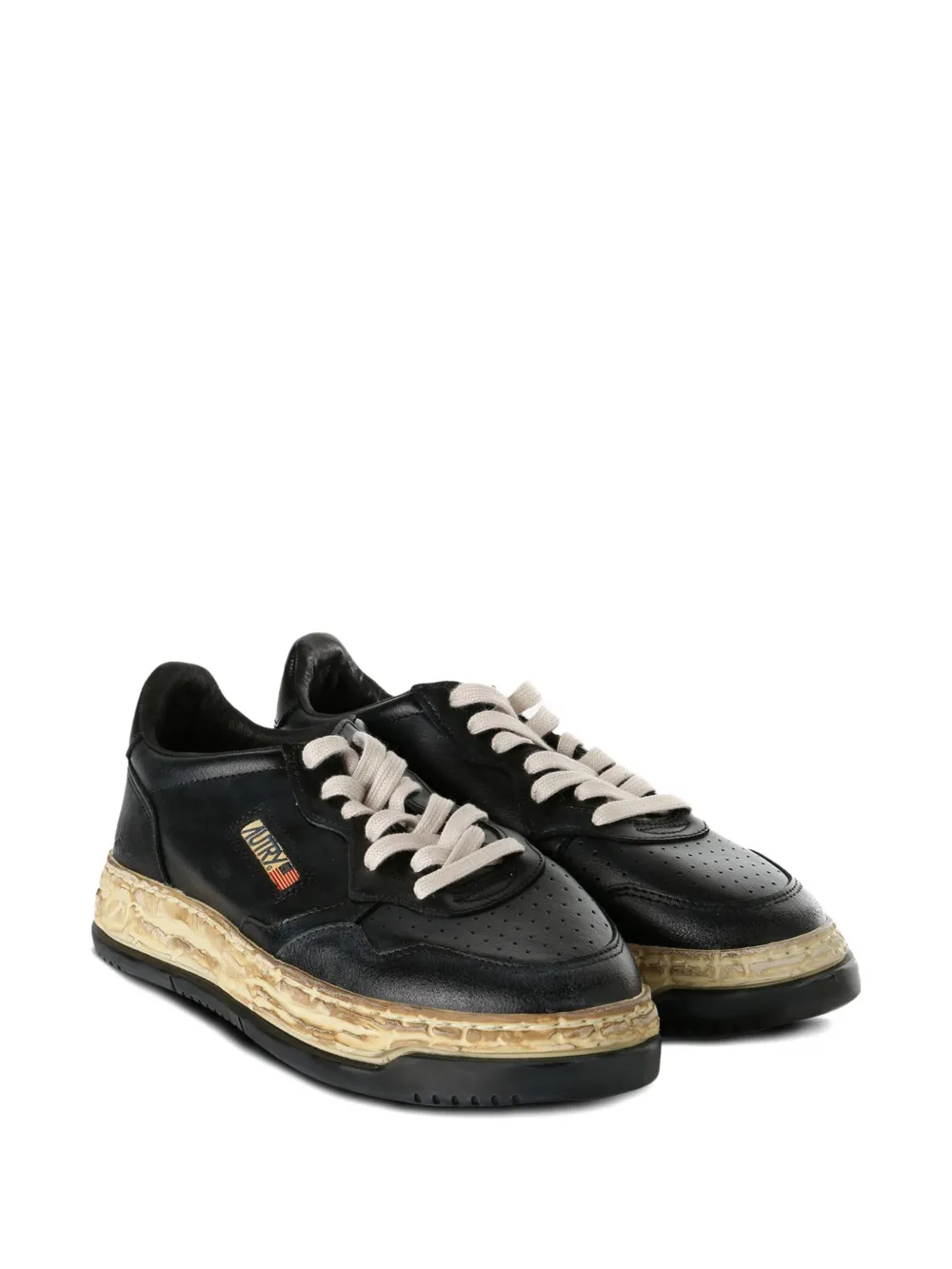 Black shoes, side view