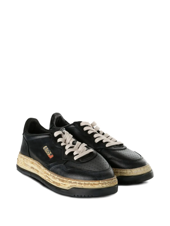 Black shoes, side view