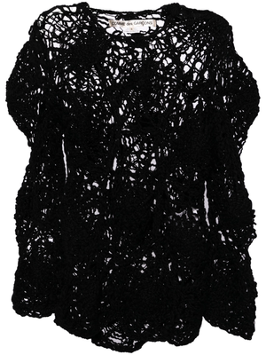 COMME DES GARCONS - Women Hollow Carved Design Sweater