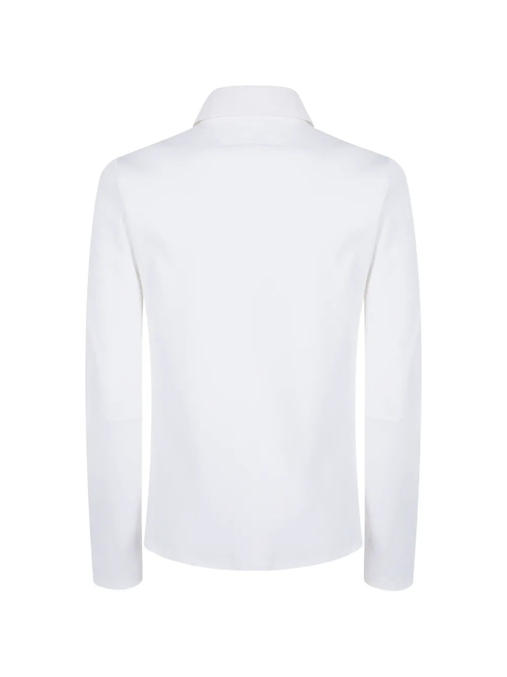 White shirt, back view