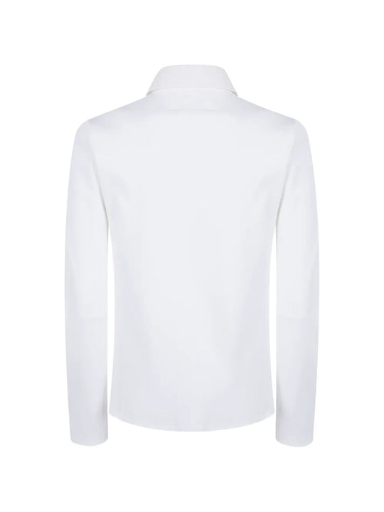 White shirt, back view