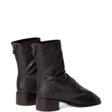 Black ankle boot,back view