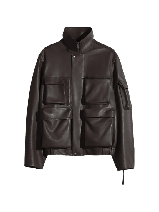 Brown coats,front view