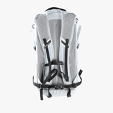 White bags, back view