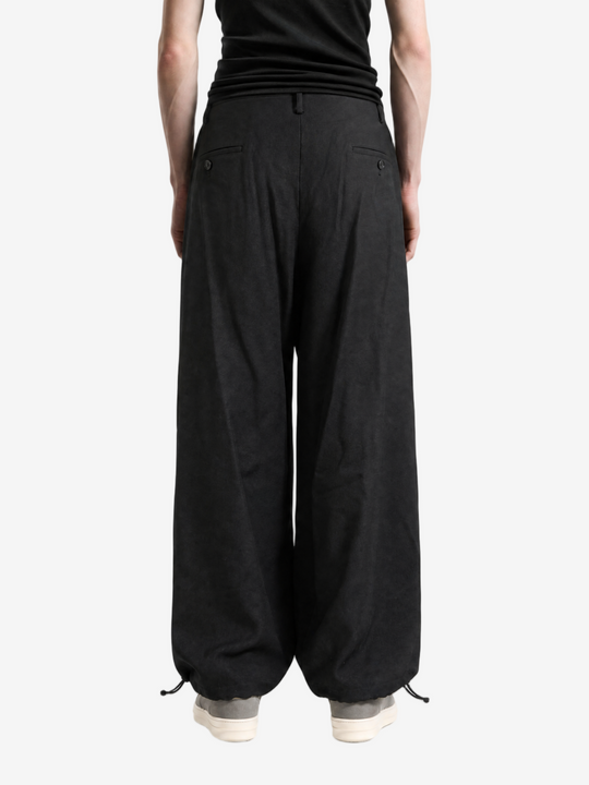 Black pants, full body view