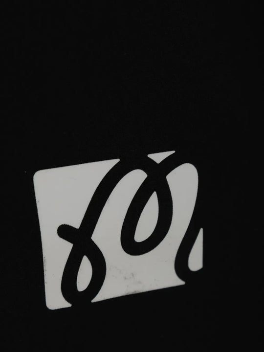 Close up of Black shorts, showing detail