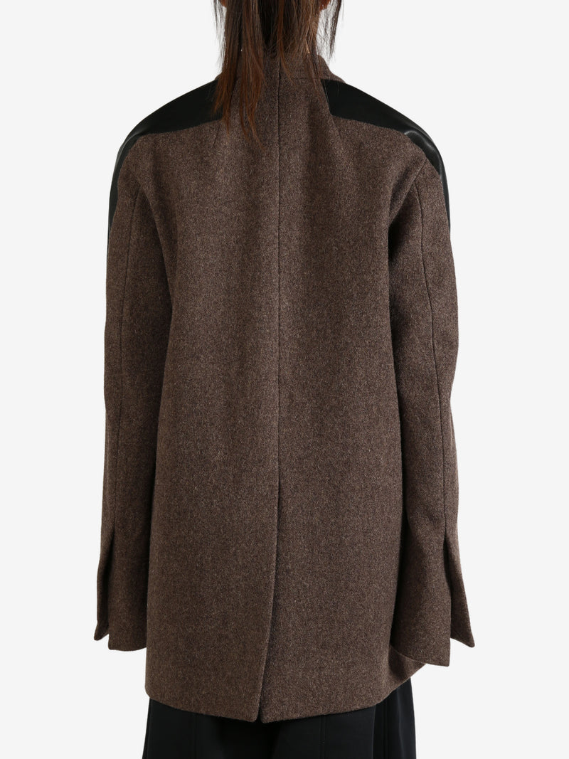 RICK OWENS - Women Cappotto In Pelle Officer Jacket