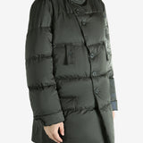 Black jacket worn by a person, showing the jacket's fit