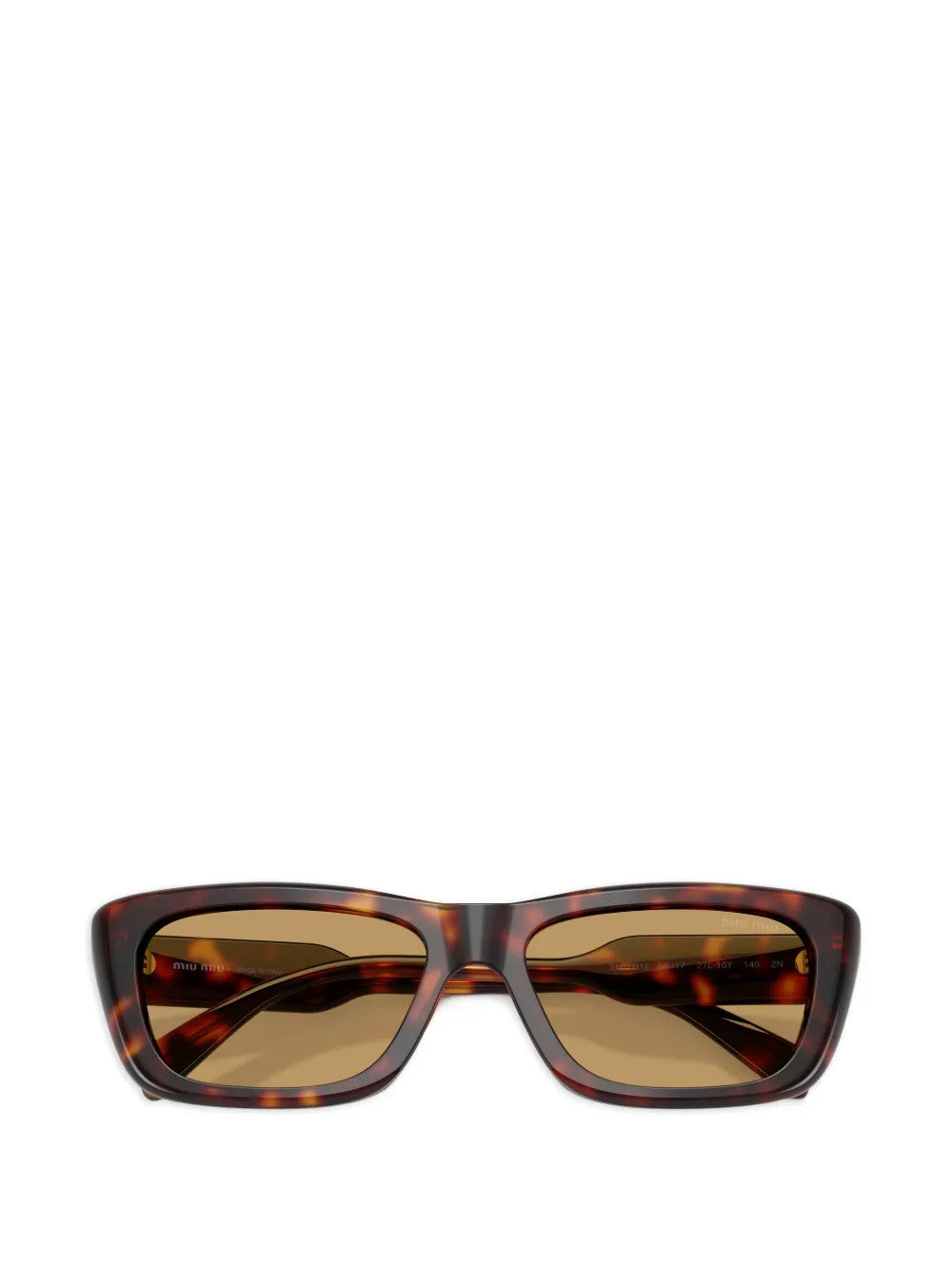 Brown eyewear, front view