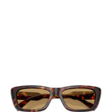 Brown eyewear, front view