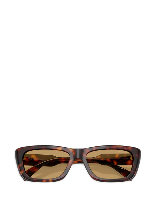 Brown eyewear, front view