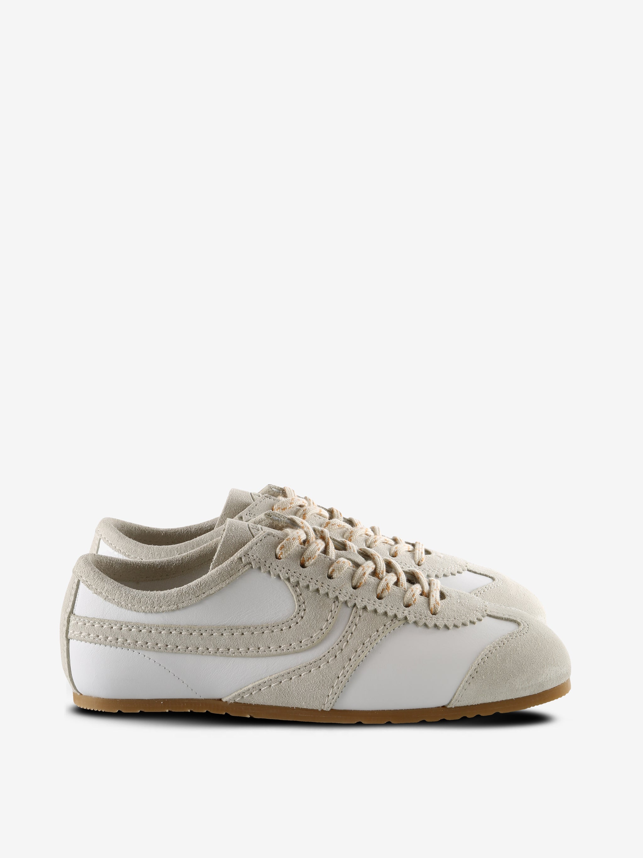 Tan shoes,front veiw