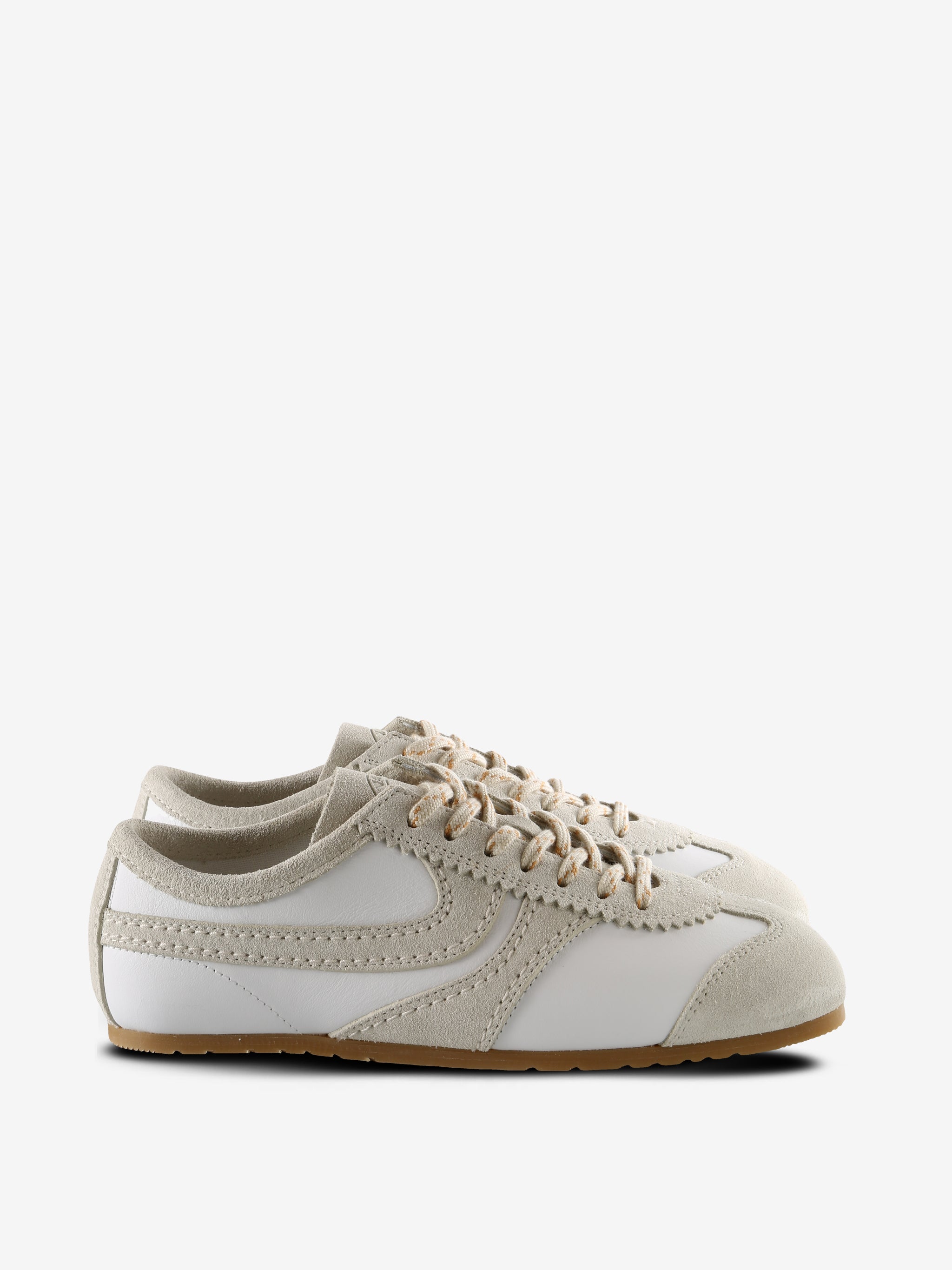 Tan shoes,front veiw