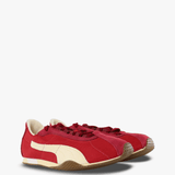Red shoes, front view