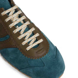 Blue shoes, front view