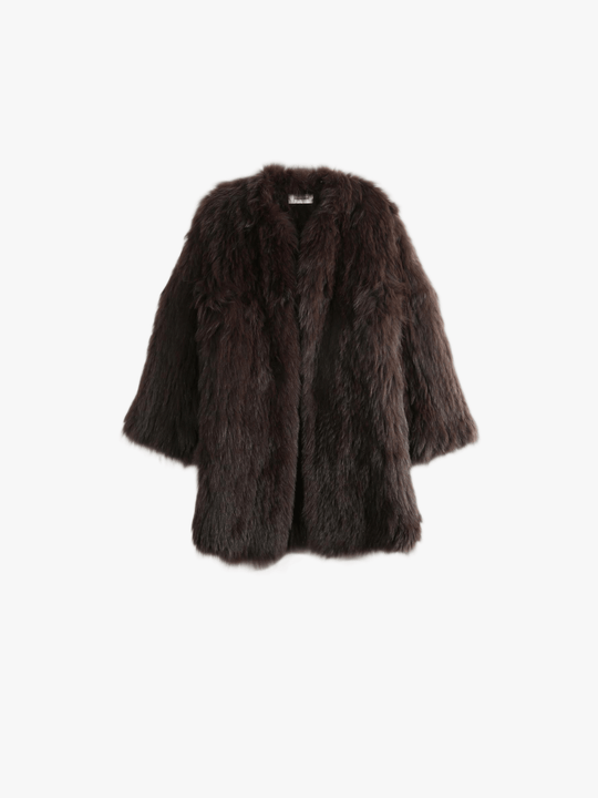 Brown jacket, front view