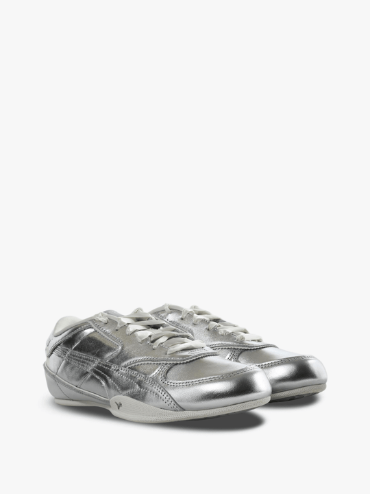 Grey shoes, front view