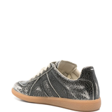 Black sneakers, back view