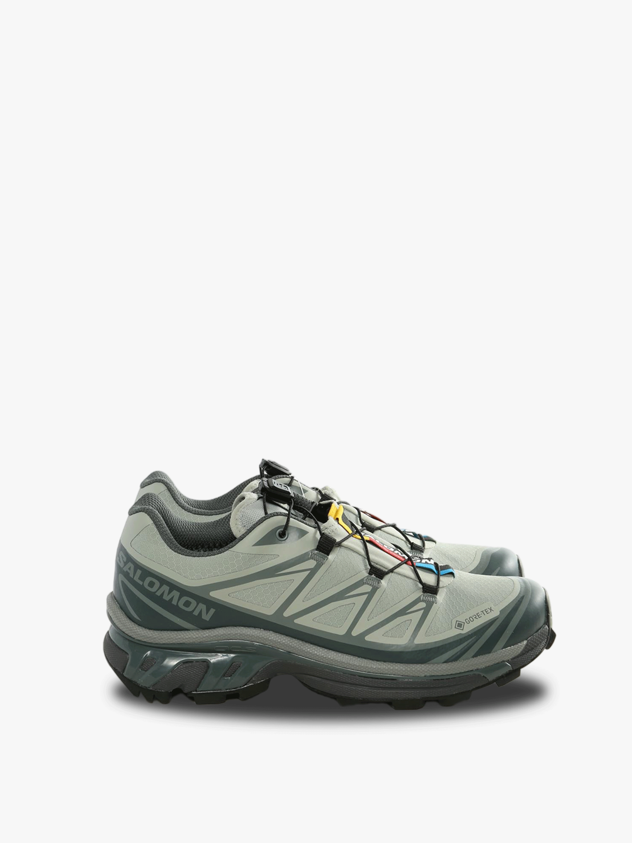 Green sneaker,front view