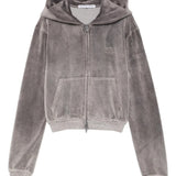 Grey hoodie, front view