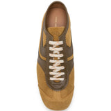 Tan shoes, front view