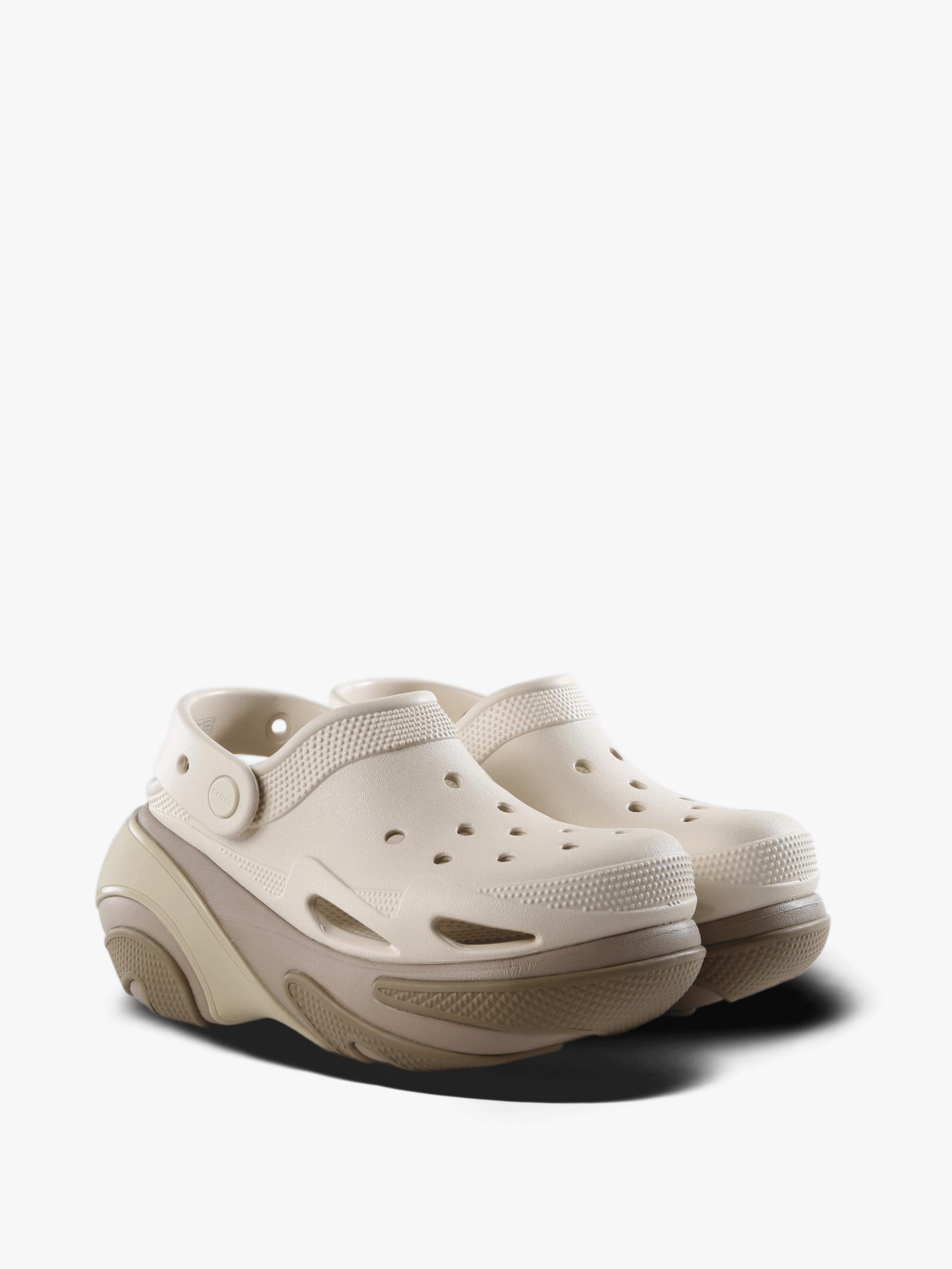 Tan shoes, front view