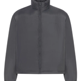 grey jacket, front view