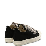 Black sneakers, back view