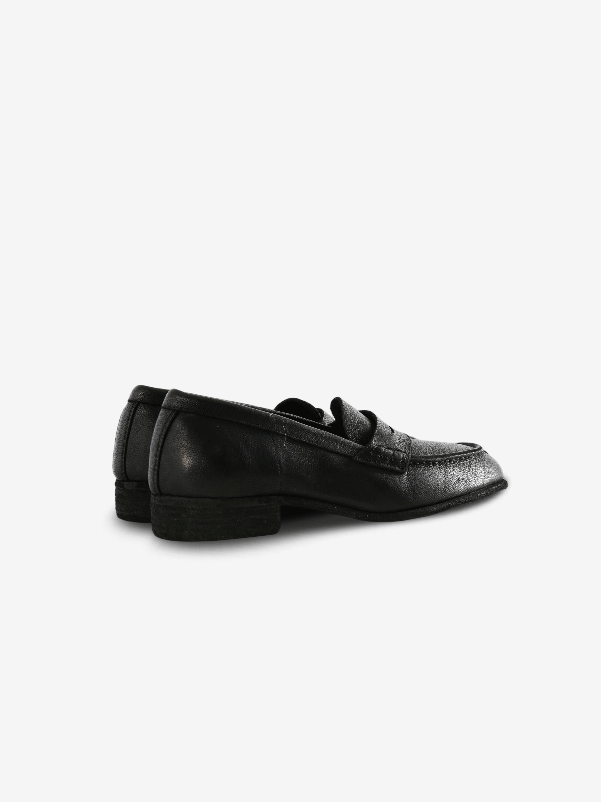 Black shoes, side view