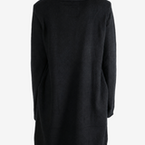 Black knitwear, full body view