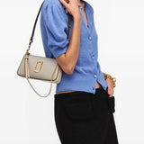 Tan bag, front view