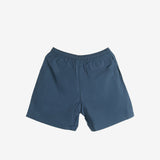 Navy shorts, back view