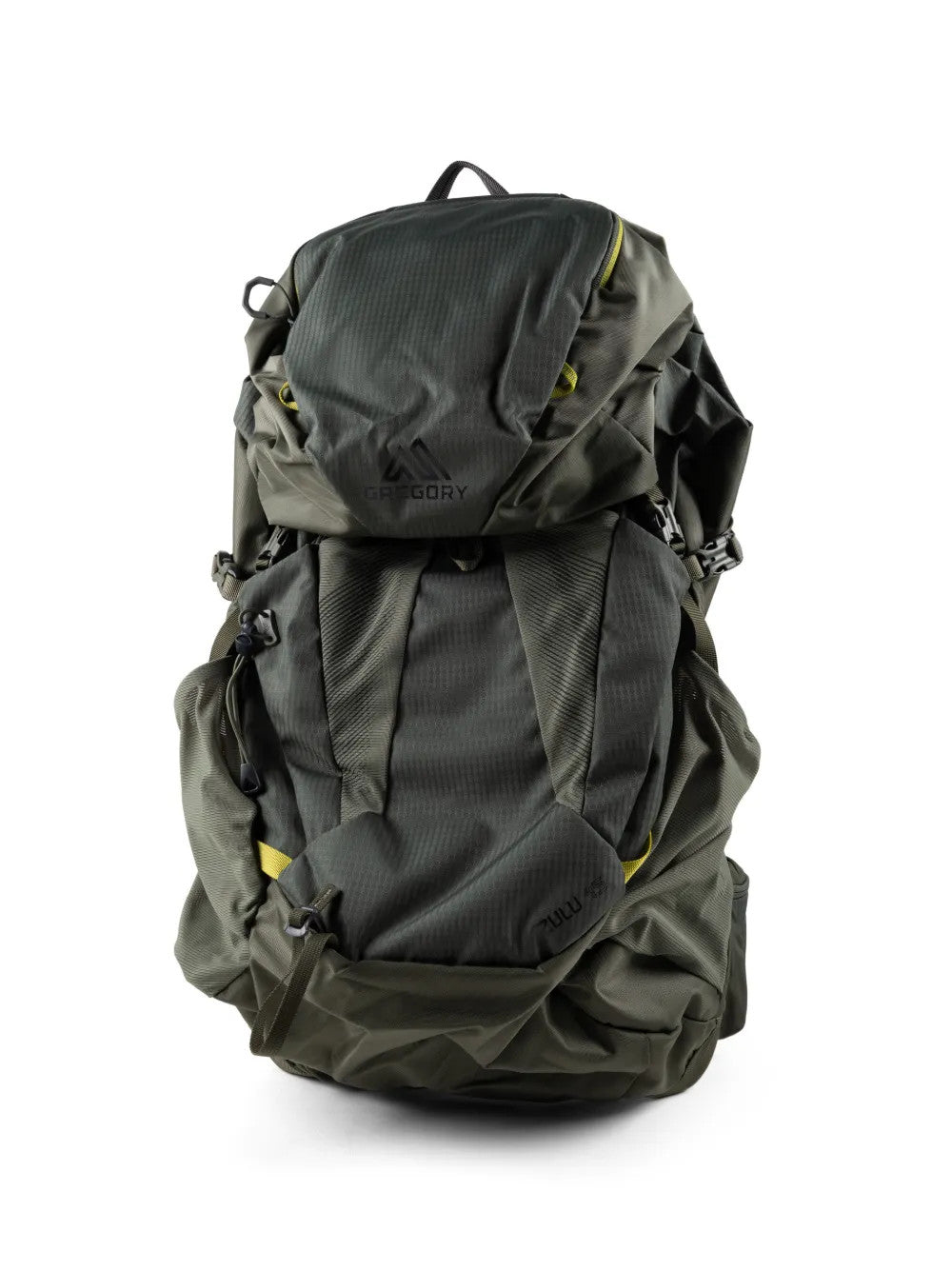 Green bag, front view