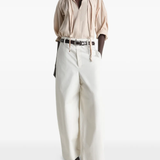 Tan top, full body view