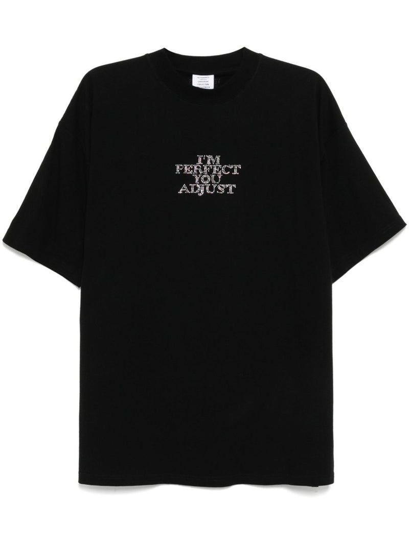 VETEMENTS - Unisex I'M Perfect You Adjust Regular T-shirt