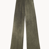 Green pants, front view