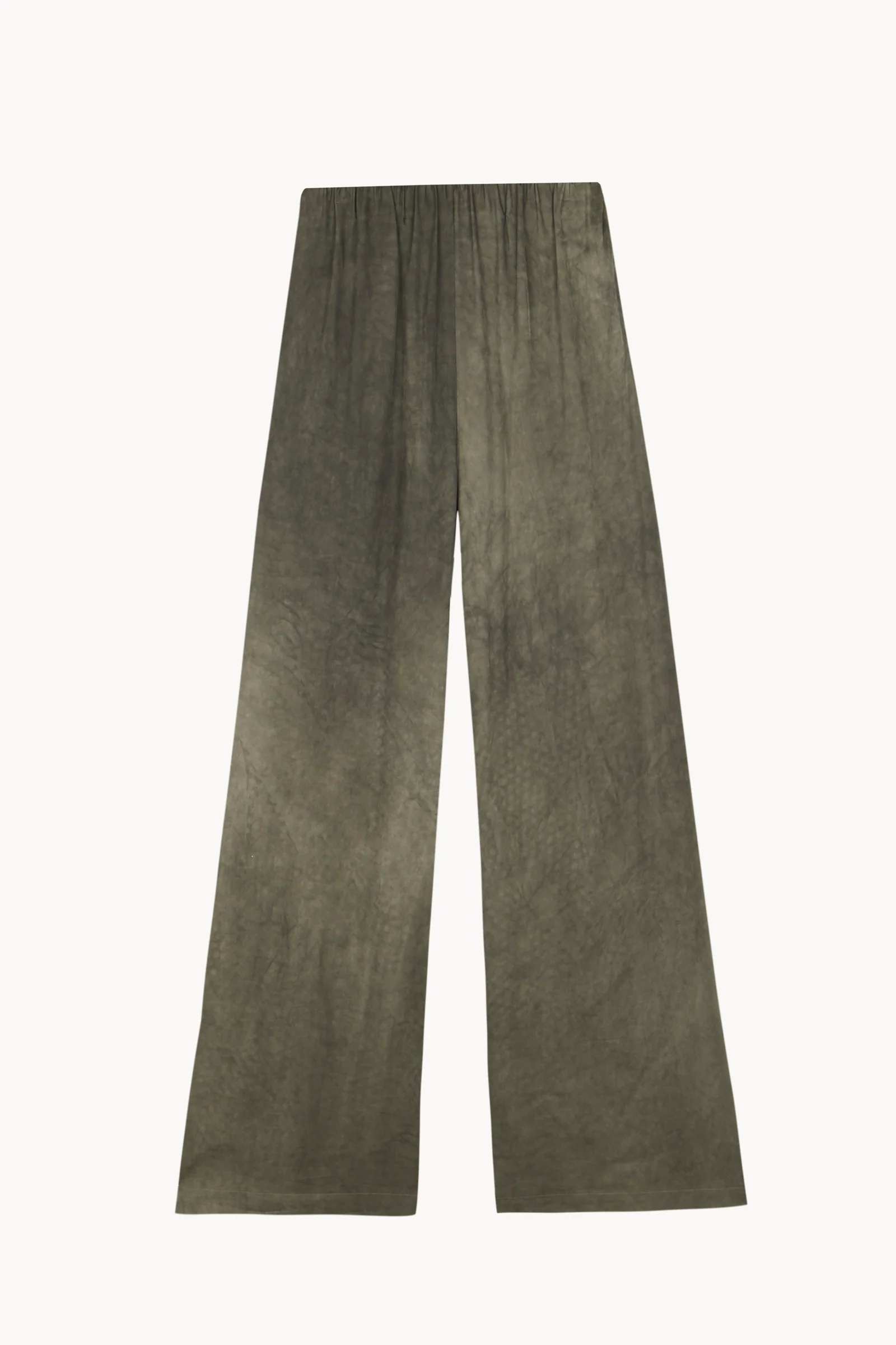 Green pants, front view
