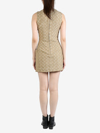 MARINE SERRE - Women Moon Jacquard Twill Mini Dress