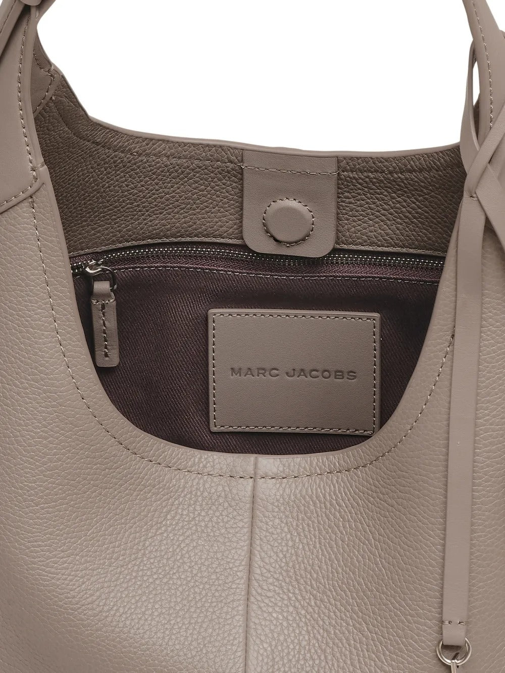 Close up of Tan bag, showing detail