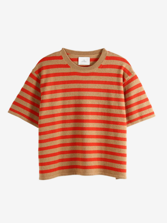 Brown t-shirt, front view