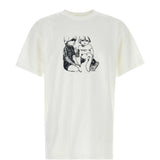 White t-shirt, front view